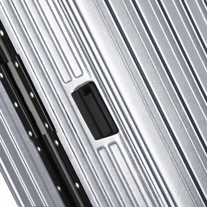 It’Go Aluminiumrahmen-Hartschalenkoffer M – ABS-Gepäck mit Metallecken, TSA-Schloss & 4× 360° Spinne