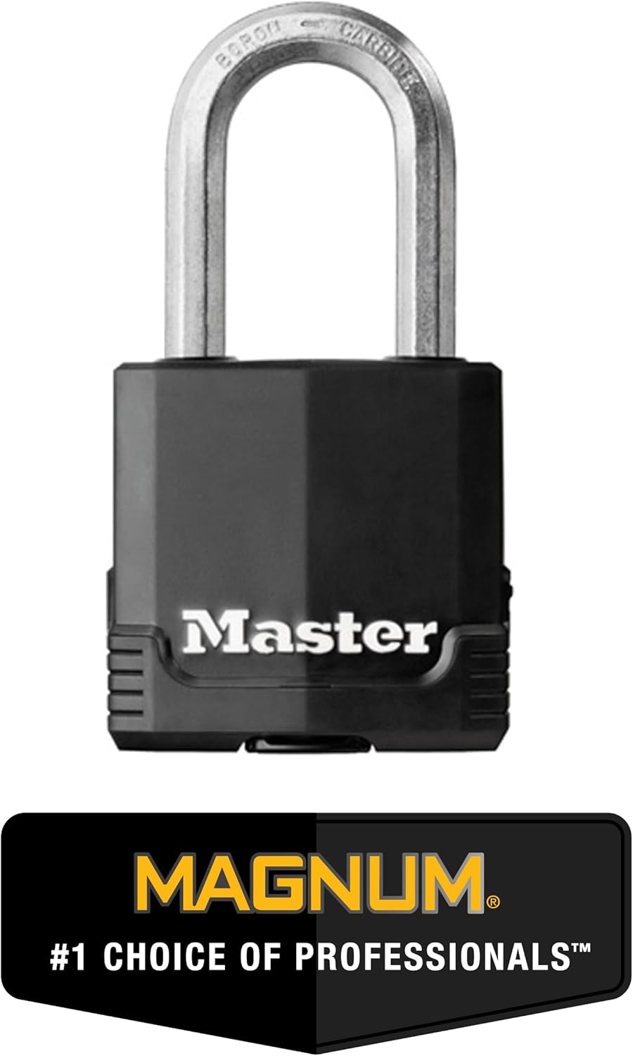 Master Lock Schlüsselschloss für den Aussenbereich, robustes wetterfestes Vorhängeschloss mit Abdeck