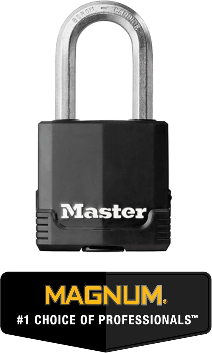 Master Lock Schlüsselschloss für den Aussenbereich, robustes wetterfestes Vorhängeschloss mit Abdeck