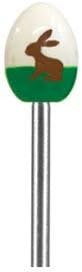 Take2 99004/21 Clack Keramik-Ei, Hase, Silber, Silber