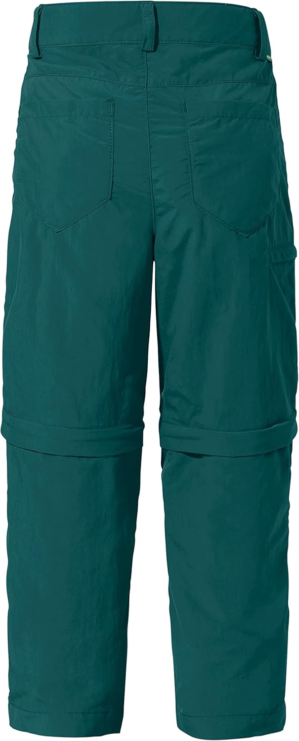 VAUDE Unisex Kids Kids Detective Antimos Zo Pants Trouser 104 Mallard Green, 104 Mallard Green