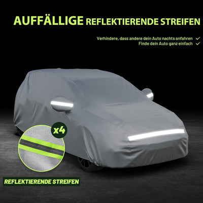 Favoto Autoabdeckung Vollgarage Auto Abdeckplane Staubdicht Wasserdicht Autohülle Autoplane Winter &