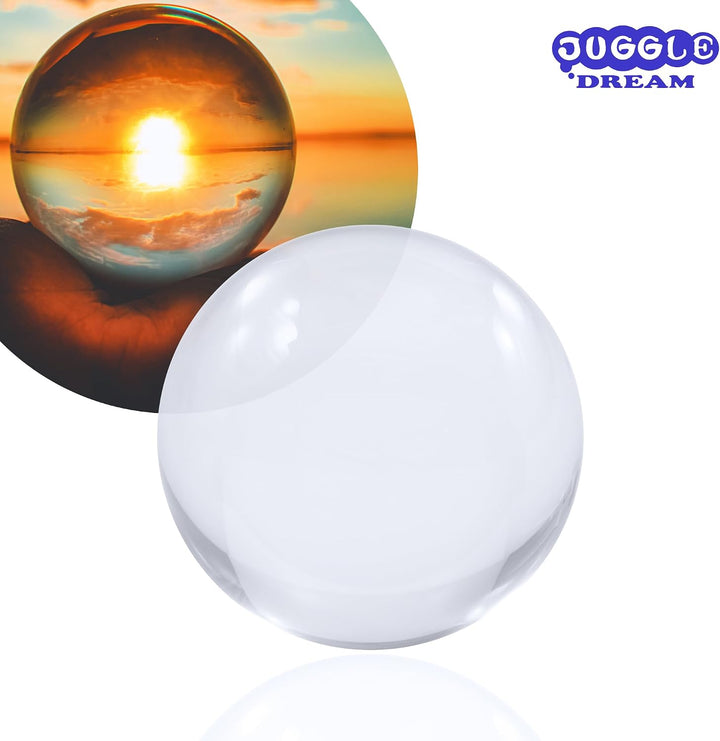 Juggle Dream Acryl Kontakt Jonglierball (75 mm), Kristall Kontaktkugel, Jonglierbälle für Kontaktjon