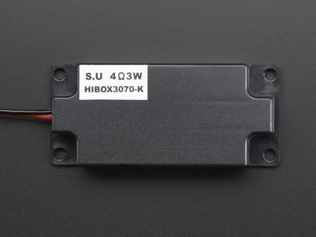Adafruit Stereo Enclosed Speaker Set - 3W 4 Ohm