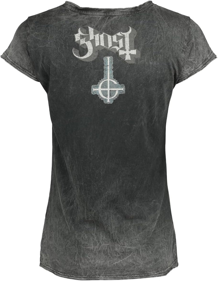 Ghost Opus Frauen T-Shirt grau Band-Merch, Bands M Grau, M Grau