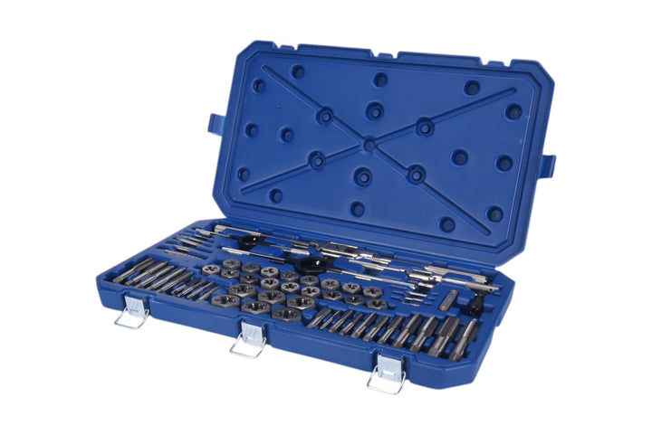 Century Drill & Tool 98958 Gewindebohrer und Schneideisen aus Karbonstahl, 58-teilig 58-Piece, 58-Pi