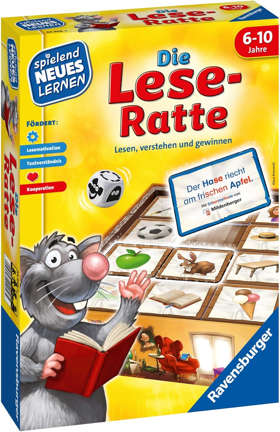 Ravensburger 24956 - Die Lese-Ratte & 80349 - Lernen Lachen Selbermachen: Rechnen bis 20, Kinderspie