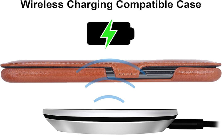 STILGUT Book Case entwickelt für Samsung Galaxy S20 Ultra Hülle aus Leder mit Clip-Verschluss, Leder