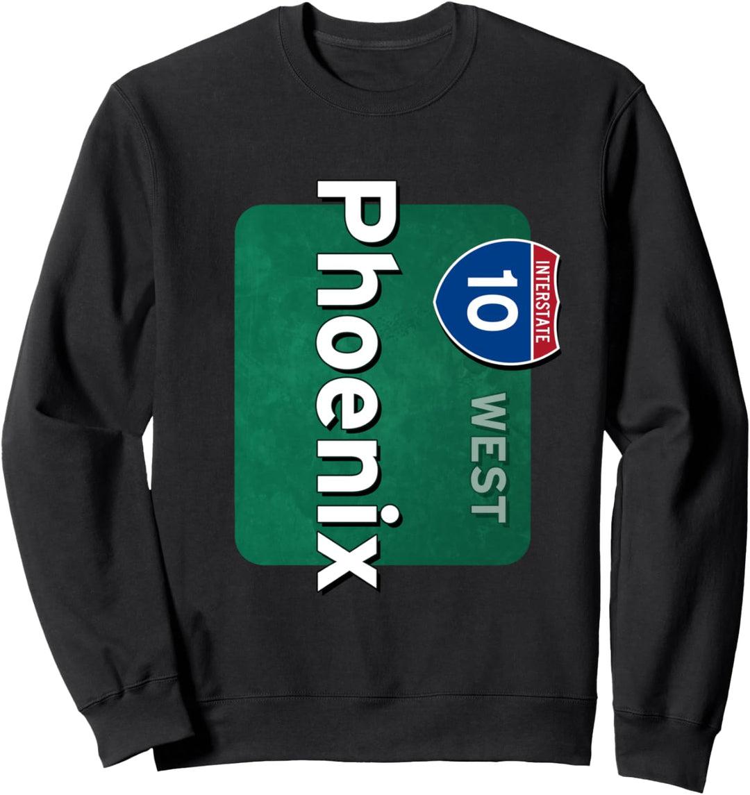 Phoenix Arizona AZ Highway Interstate Travel Souvenir Gift Sweatshirt
