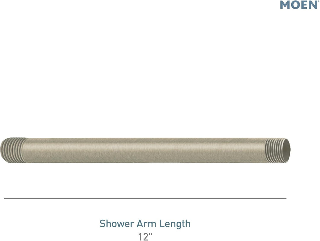 Moen Dusche Arm, Oil Rubbed Bronze, 0.5, Oil Rubbed Bronze