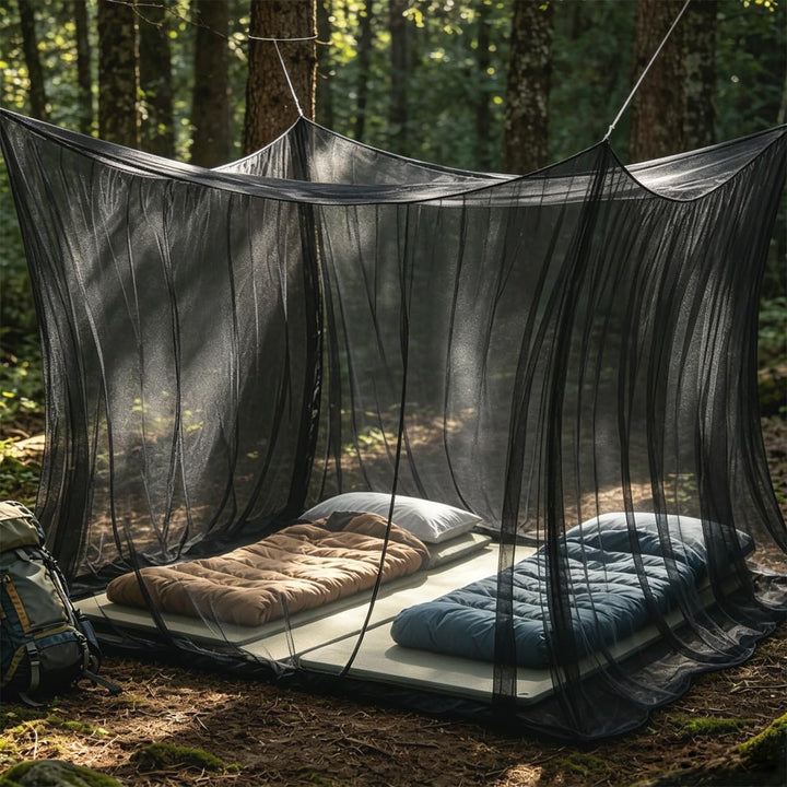 XXL Moskitonetz Outdoor Reise, 300x300x250cm Outdoor Mückenschutznetz, für den Aussenbereich Terrass