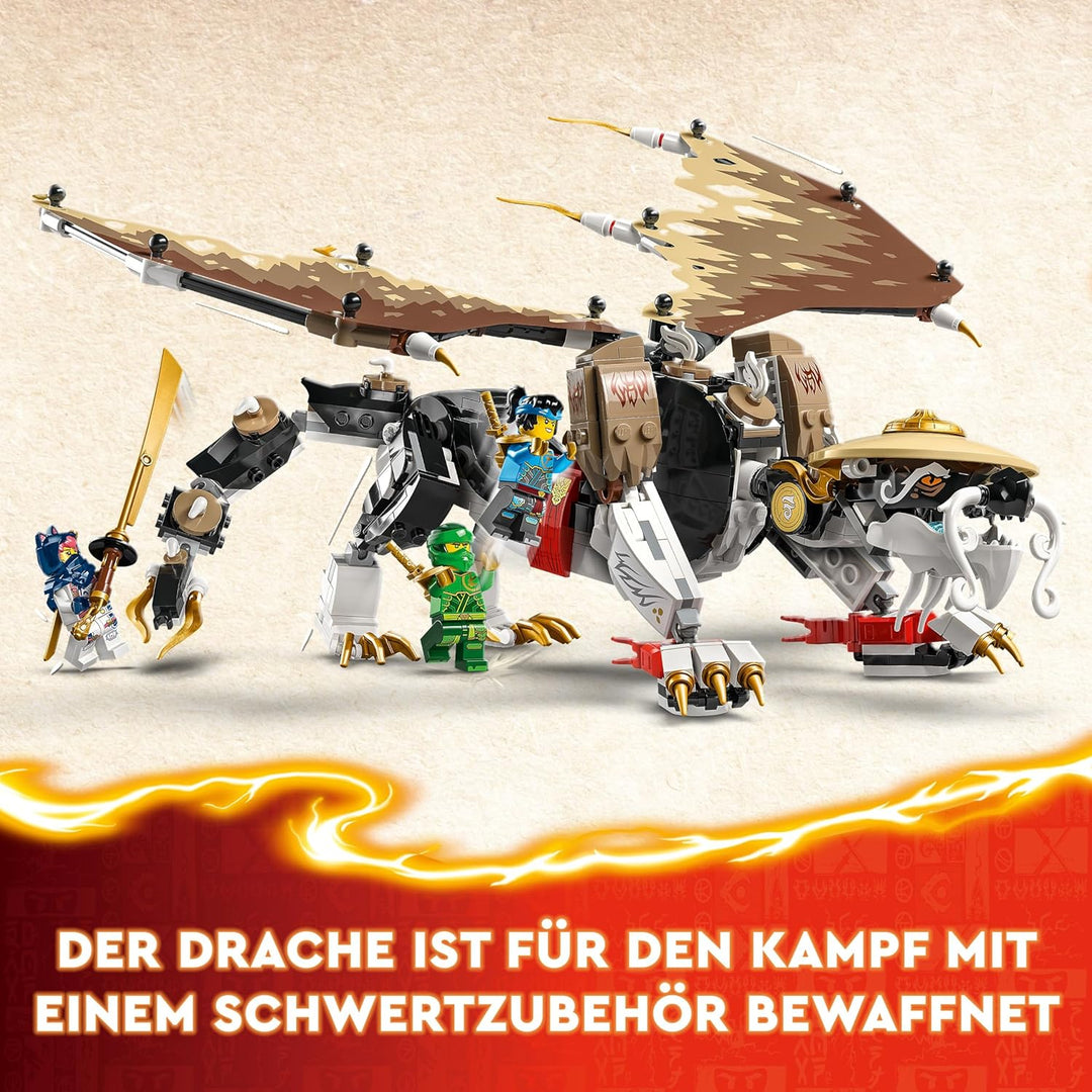 LEGO NINJAGO Egalt der Meisterdrache, Ninja-Set mit Drachen-Spielzeug und 5 Figuren inkl. Lloyd und