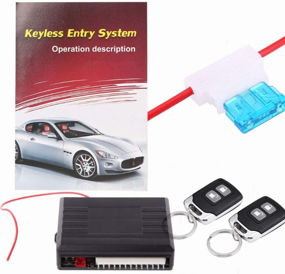 KIMISS Universal Autotürschloss Keyless Entry System, Kofferraumfreigabe Auto Keyless Entry System T