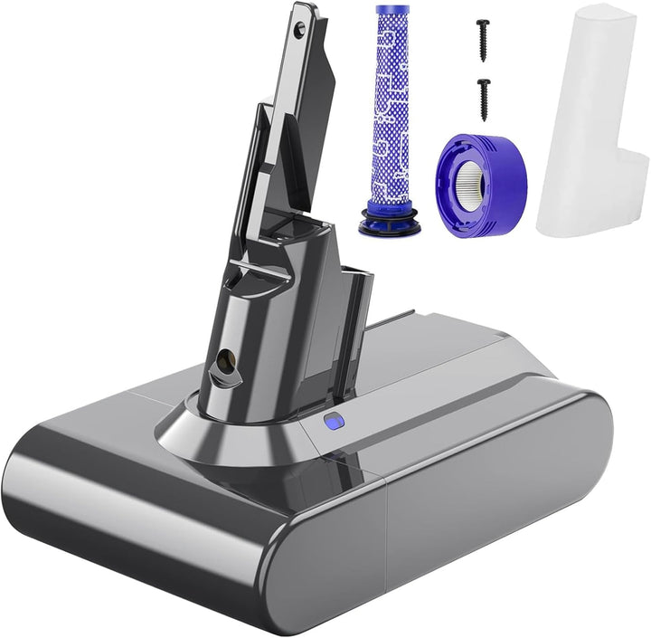 V7 6.0Ah Ersatzakku für Dyson Akku kompatibel mit Dyson V7 SV11 Animal Absolute Fluffy Motorhead Pro