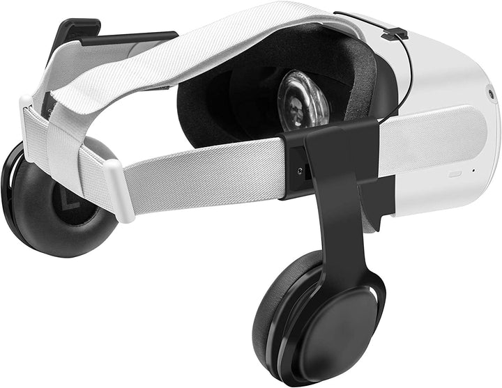 Globular Cluster Stereo VR Headphones Custom Made for Oculus Quest 2 Elite Headband & Original Heads