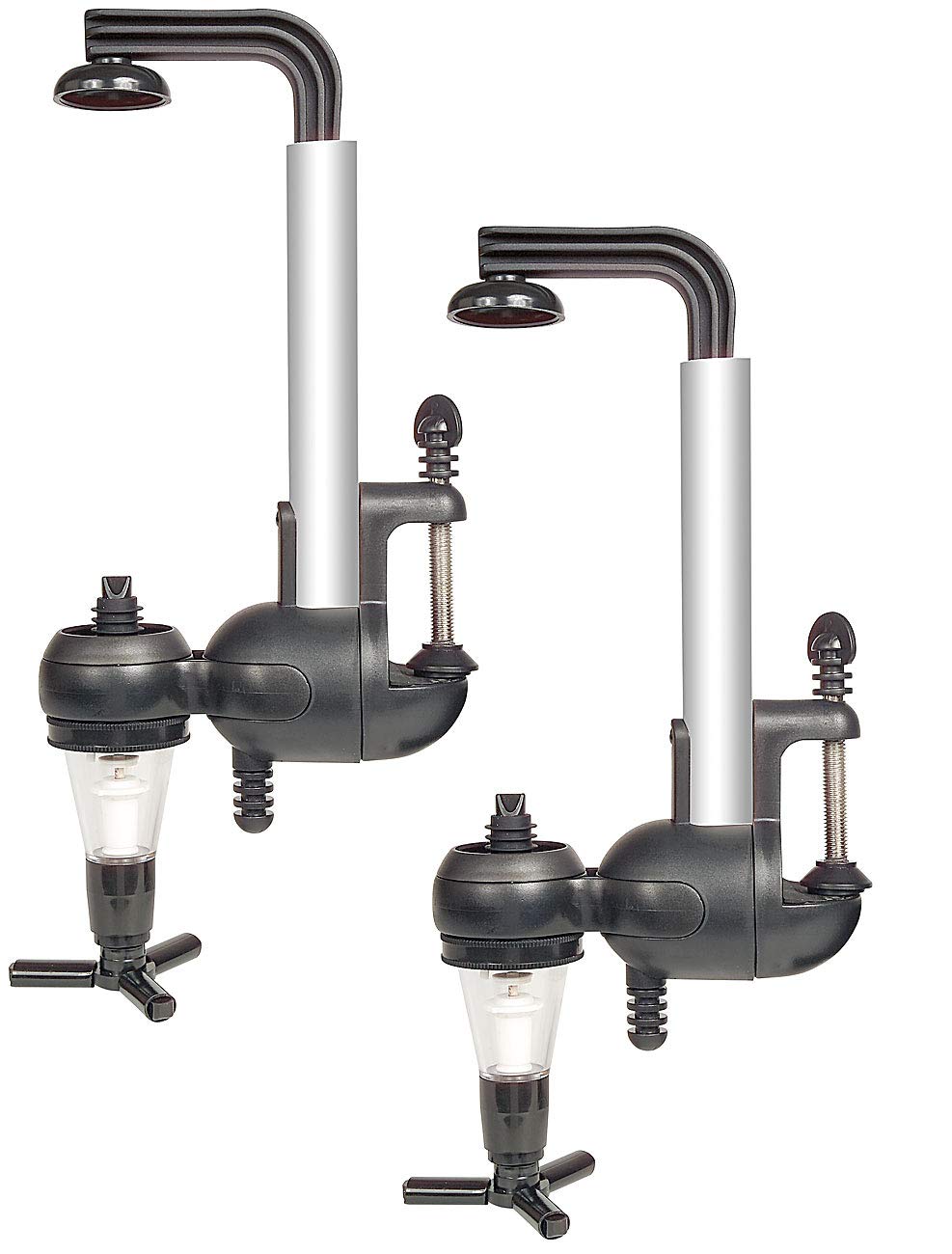 infactory Schnapsportionierer Wand: 2er-Set Flaschenhalter mit Portionierer für 3 cl (Flaschenhalter