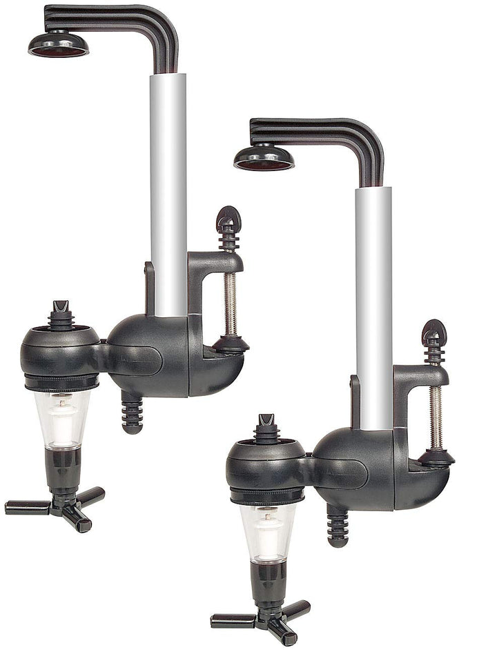 infactory Schnapsportionierer Wand: 2er-Set Flaschenhalter mit Portionierer für 3 cl (Flaschenhalter