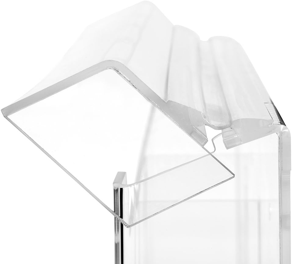 Prospektbox/Prospekthalter/Flyerhalter für Prospekte 21x21cm, wetterfest, für Aussen, mit Deckel, au