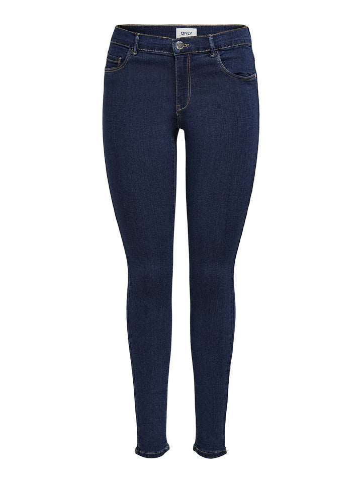 ONLY Female Skinny Jeans ONLROYAL Mittlere Taille Skinny Fit Jeans XS / 32L Dunkelblau, XS / 32L Dun