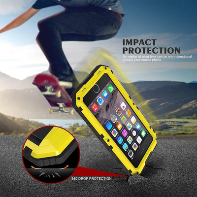 Beeasy für iPhone 8/7 Hülle, iPhone SE 2020/2022 Hülle Wasserdicht Outdoor Stossfest Handyhülle Mili