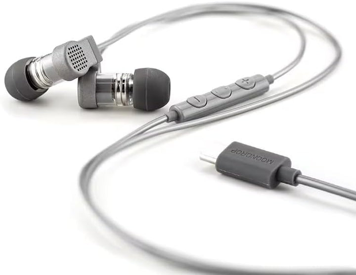 Moondrop Quark2 In-Ear-Kopfhörer, USB-C LCP Dome Composite, Flexible Federung, dynamische Treibermem