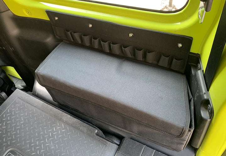 Auto Seiten Kofferraum-Organizer, Heckklappe Ablagebox für Suzuki Jimny JB64 JB74 2019-2024 (Oxford-