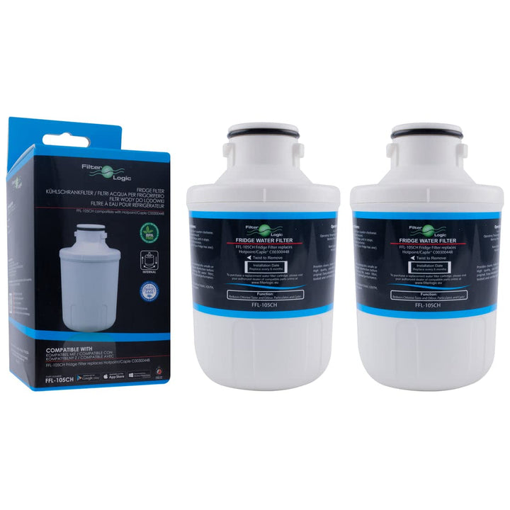 2x FilterLogic FFL-105CH interner Wasserfilter ersetzt Microfilter MFCMG14211FR / MFCMG14211F für Ha