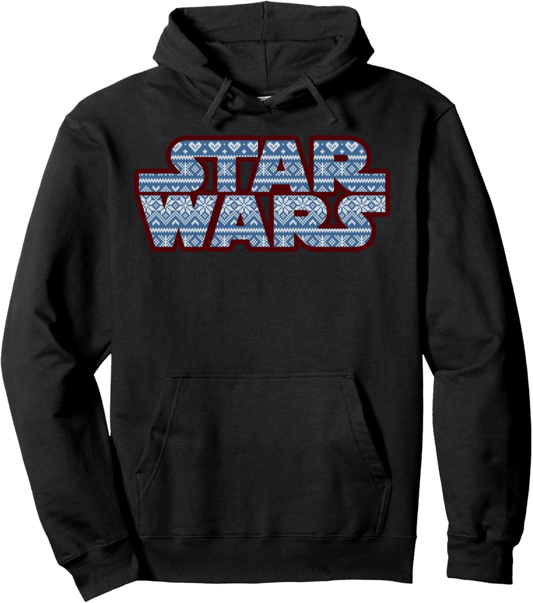 Star Wars Christmas Fair Isle Style Logo Pullover Hoodie