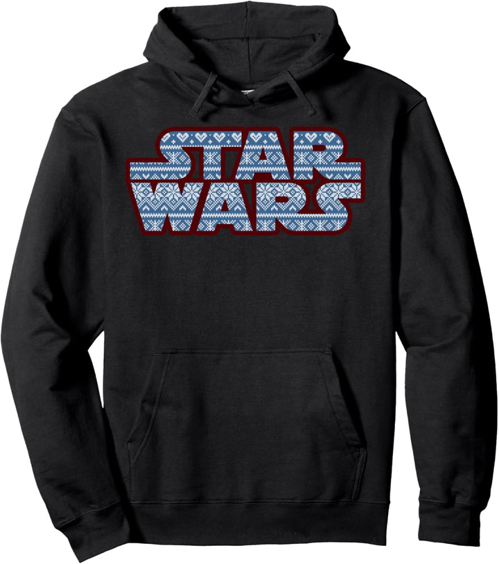 Star Wars Christmas Fair Isle Style Logo Pullover Hoodie