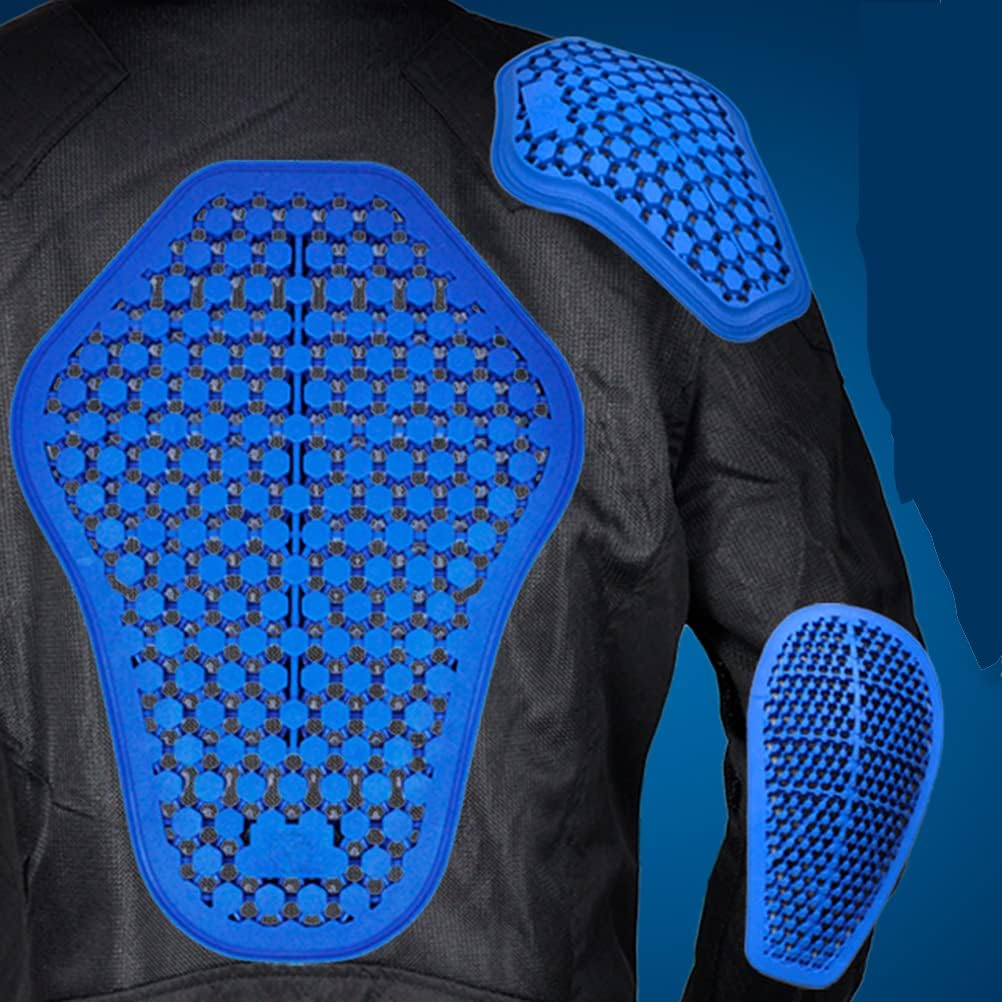 Silikon-Gel-Pads für Rücken, Schulter, Ellbogen-Schutzpolster für Motorradjacken, CE-Rüstungsschutz