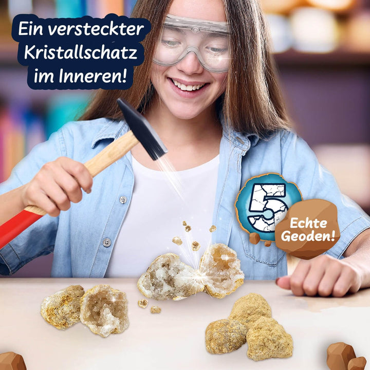 Science4you 5 Premium-Geoden für Kinder – Erfahren Sie mehr über Steine &amp; Mineralien mit dieser Geod