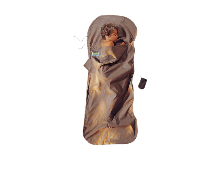 Cocoon Kinderschlafsack Kids KidSack - Cotton khaki brown khaki, khaki brown khaki