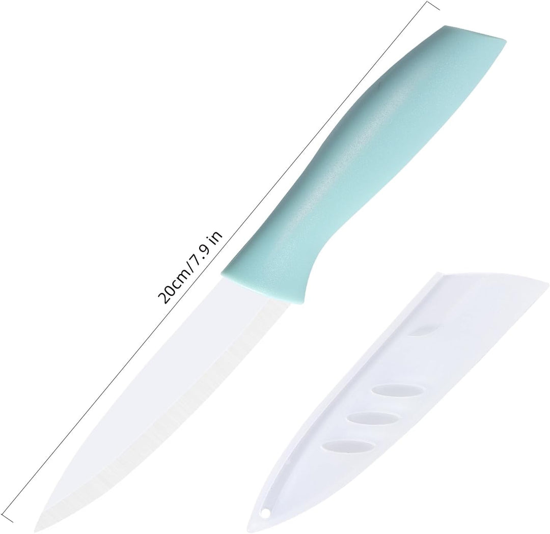 Chef Knives Set, 3 Piece Ceramic Knives, 4 inch Fruit Knife is Suitable for Most Vegetables, Fruits