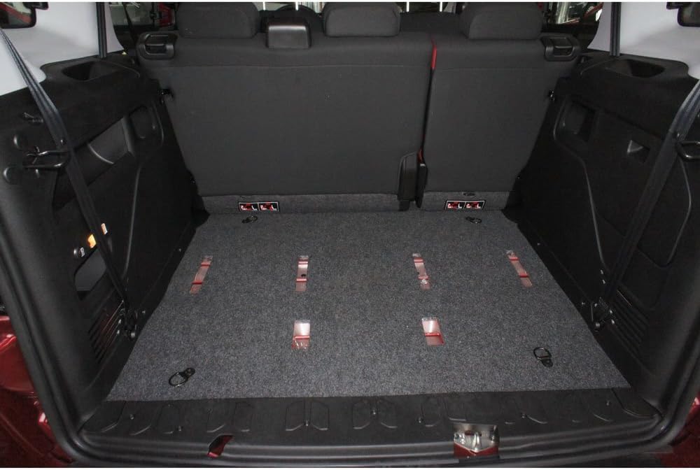 MTM Kofferraumwanne kompatibel mit FIAT Doblo II 2010-2022, Kofferraummatten Passgenaue mit Antiruts