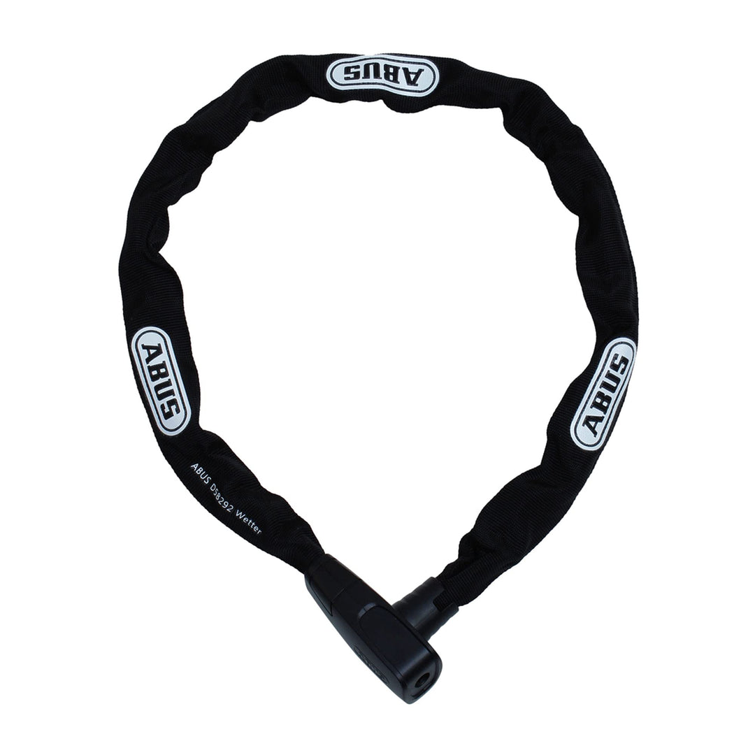 ABUS Unisex – Erwachsene 6800/85 BK 2.0 Kettenschlösser 85 cm Schwarz, 85 cm Schwarz