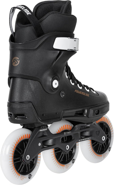 Powerslide Inline Skate Next SL Black 110, für Urban ud Fitness, für Damen und Herren 40-41, 40-41