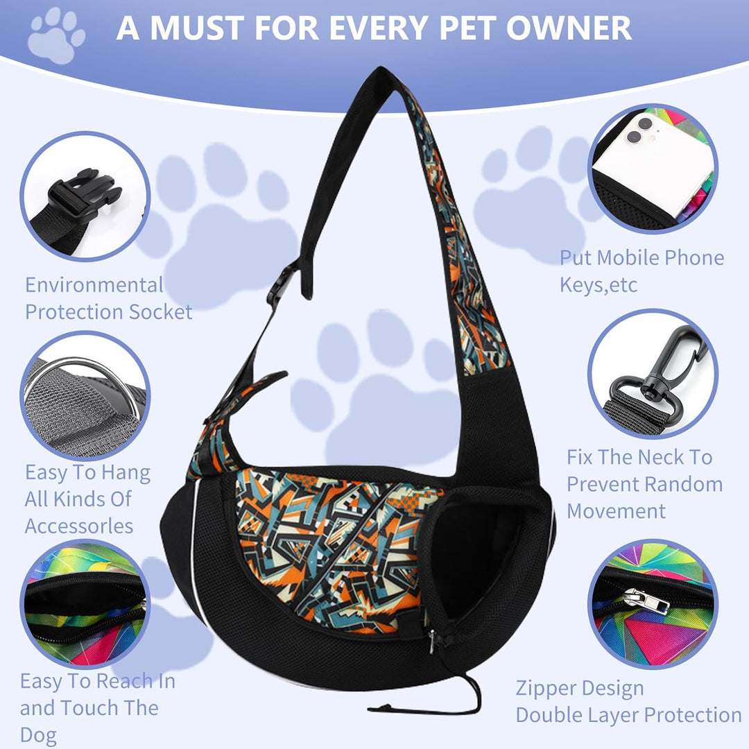PETCUTE Hundetragetasche,Atmungsaktives Mesh Hundetasche mit Verstellbarer Schultergurt,Taschen,Trag