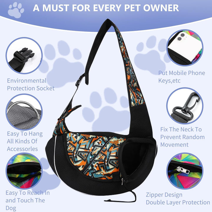 PETCUTE Hundetragetasche,Atmungsaktives Mesh Hundetasche mit Verstellbarer Schultergurt,Taschen,Trag