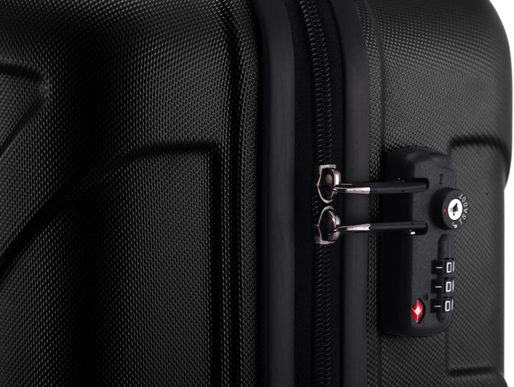 Suitline - 2er Trolley - Koffer Set Grössen Schwarz 2er Set S+L, Schwarz 2er Set S+L