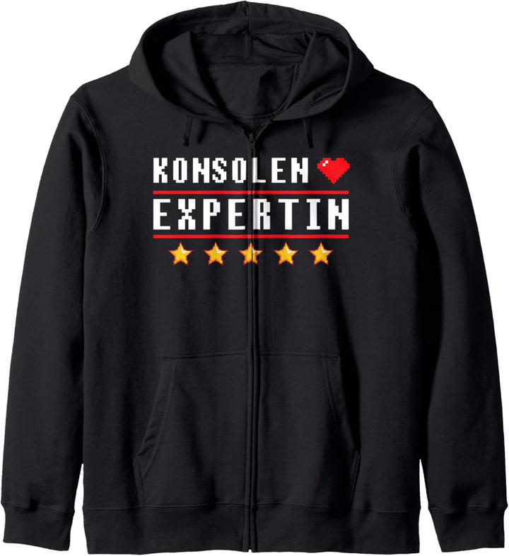 Konsolen Expertin! - Frauen & Mädels, Zockerin, Gaming Kapuzenjacke