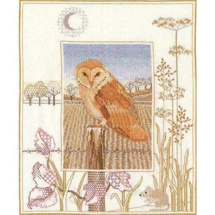 Bothy Threads Kreuzstich-Set Tierwelt- Schleiereule, 26.9x34.2cm, DWWIL3, Zählmuster