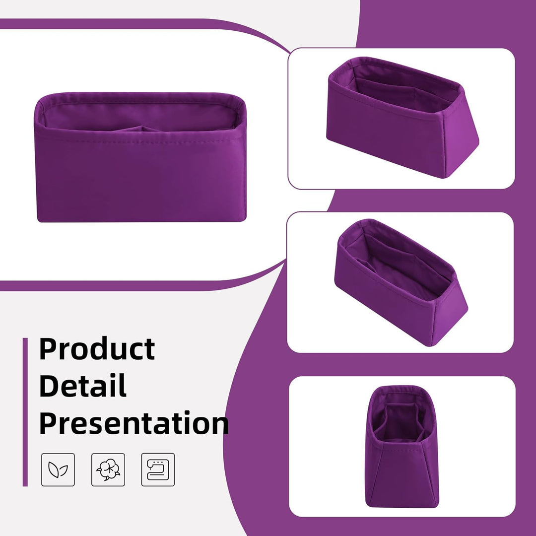 DGAZ Handtasche Tasche Organizer, Seide Innentasche für Birkin 20/25/30/35/40/45/50, Seidige Berühru