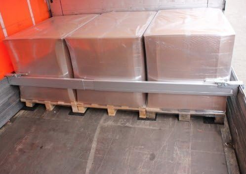 2X Klemmbalken Zwischenwandverschluss für PKW Anhänger 1,80-2,10 m, 400 daN, Aluminium 1,80 - 2,10 m