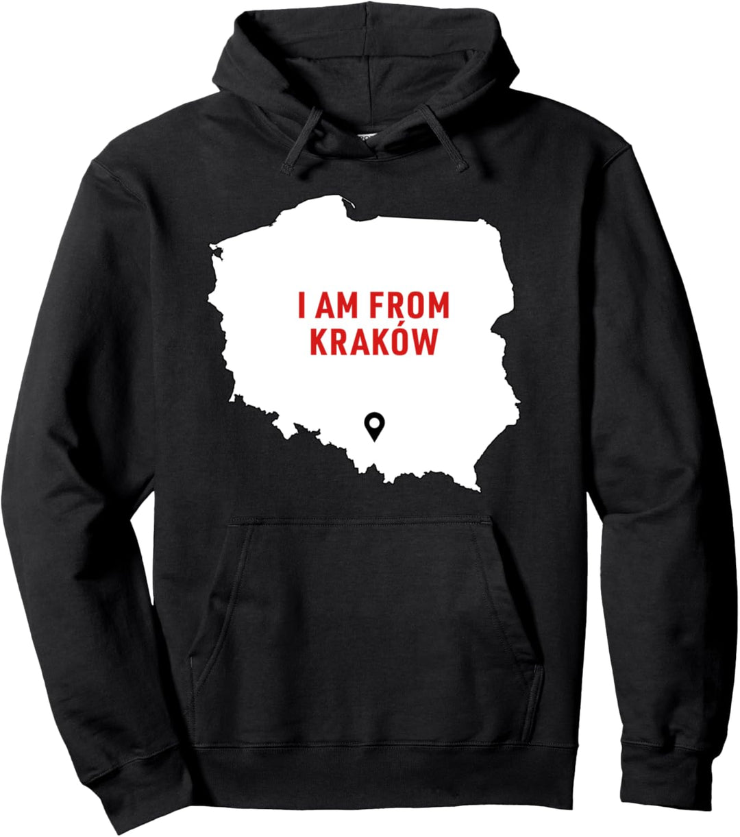 I am from Kraków- Ich bin aus Krakau Pullover Hoodie