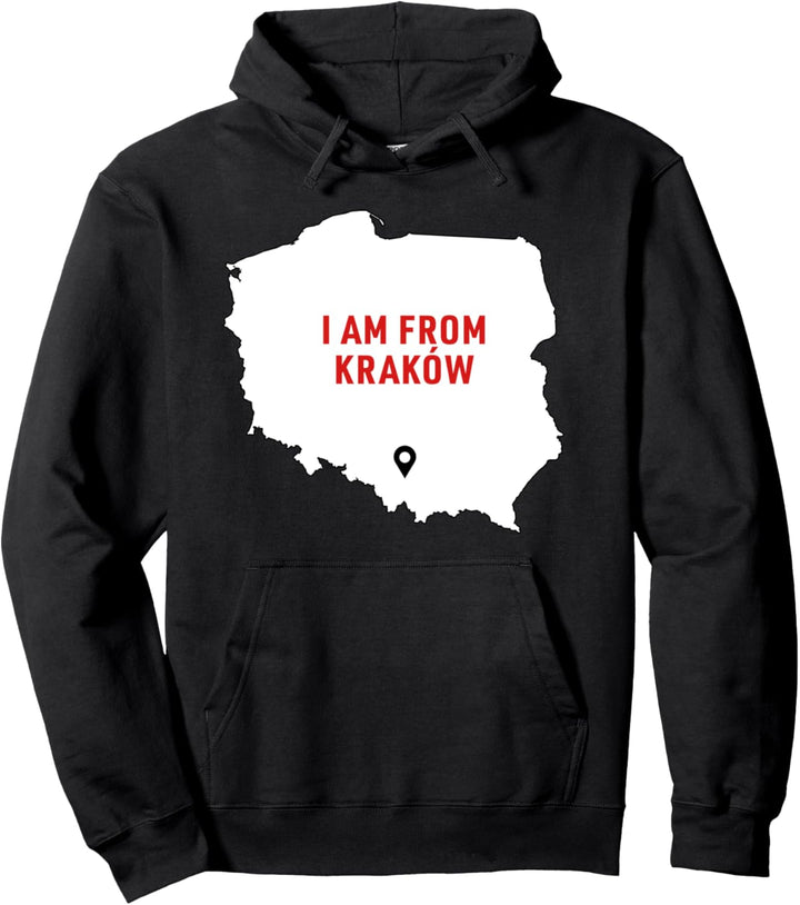 I am from Kraków- Ich bin aus Krakau Pullover Hoodie