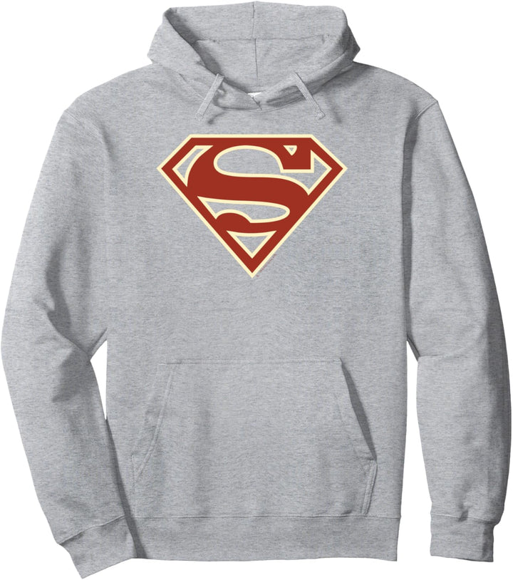 Superman Crimson & Cream Shield Pullover Hoodie
