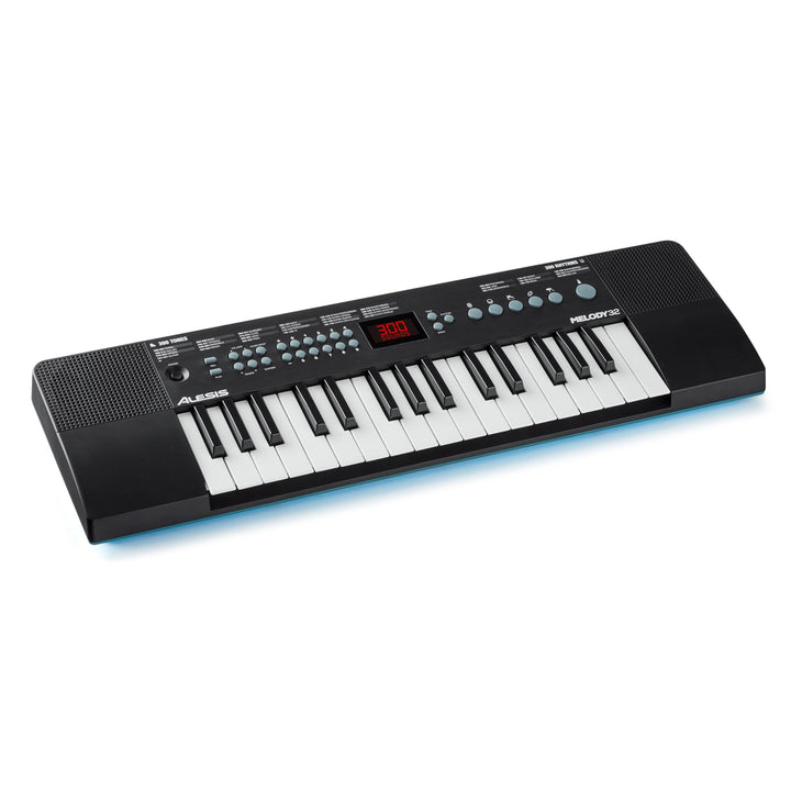 Alesis Melody 32 – Tragbares 32-Tasten Mini-Digitalpiano mit eingebauten Lautsprechern, 300 integrie