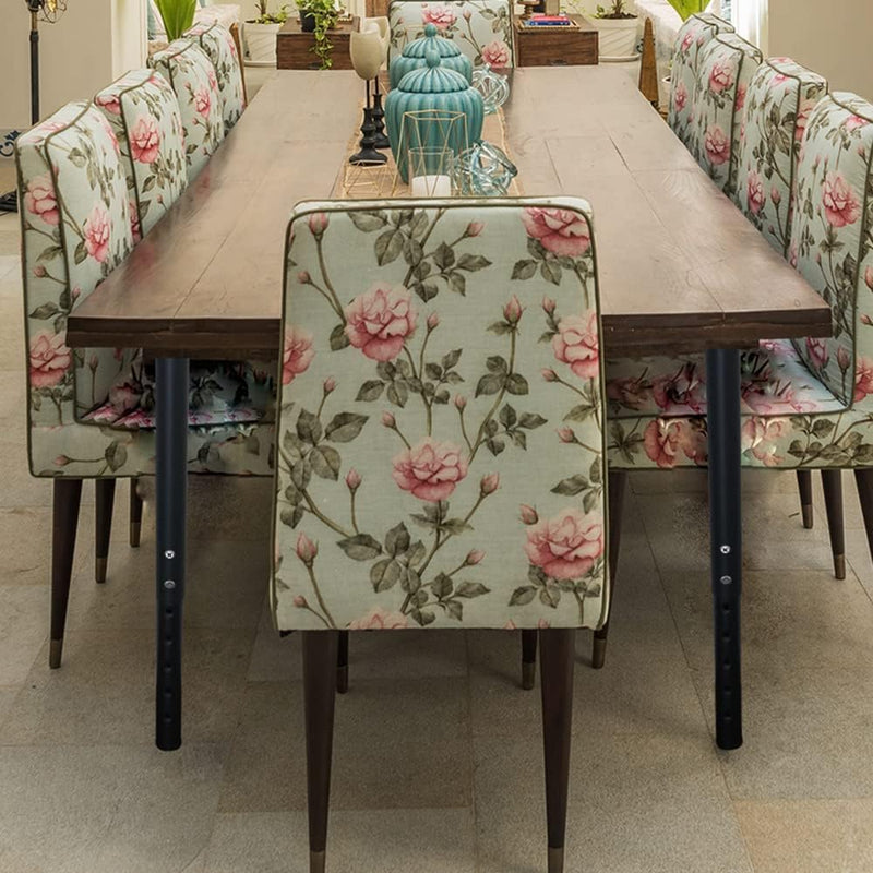 Jahof Tischbein Metall Höhenverstellbar 55-90 cm für Tischplatte, Möbelfüsse Verstellbar für DIY Möb