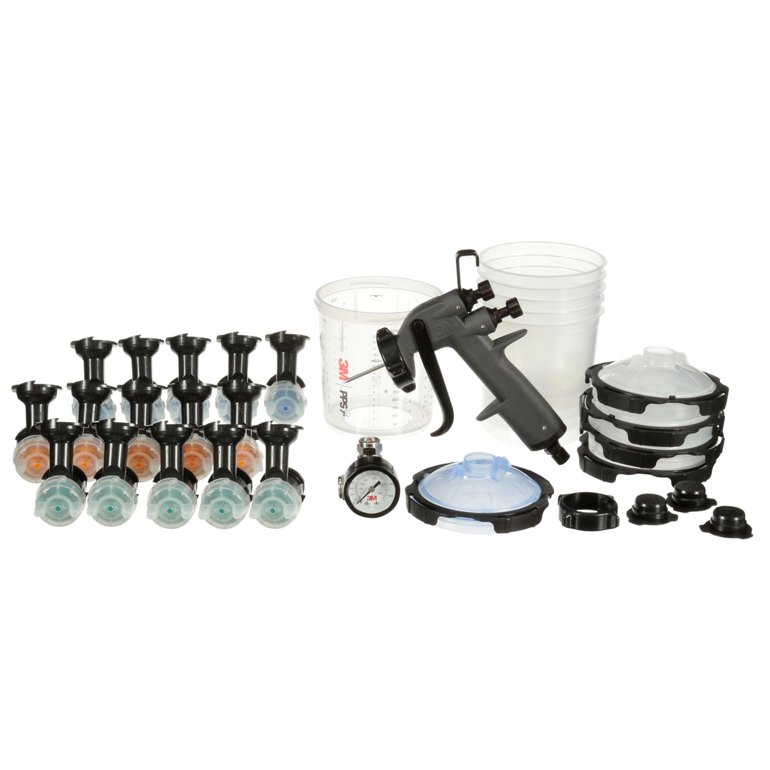 3M Lackier-Starter-Paket - 3M Performance Spray Gun 26778, inkl. PPS 2.0 Lackverarbeitungssystem, 15