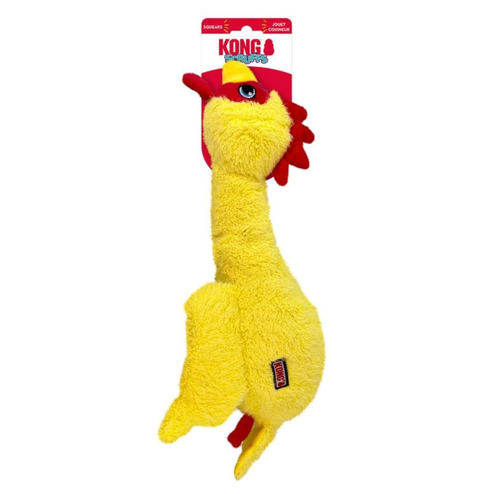 KONG Scruffs Hundespielzeug aus Plüsch, Huhn, sortiert, Huhn